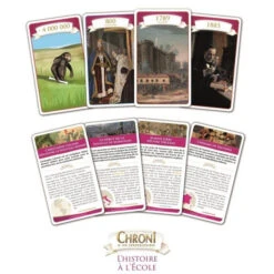Chroni : Histoire à L'Ecole Primaire -Table Jeux Magasin chronicards histoire a l ecole primaire 2
