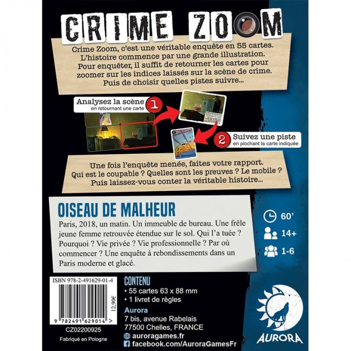 Crime Zoom : Oiseau De Malheur 4 Crime Zoom : Oiseau De Malheur – Image 2