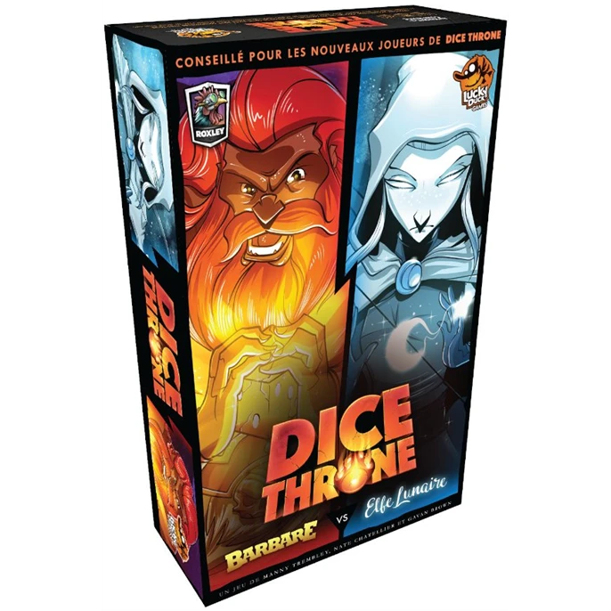 Dice Throne : Barbare VS Elfe Lunaire - Saison 1 3 Dice Throne : Barbare VS Elfe Lunaire - Saison 1