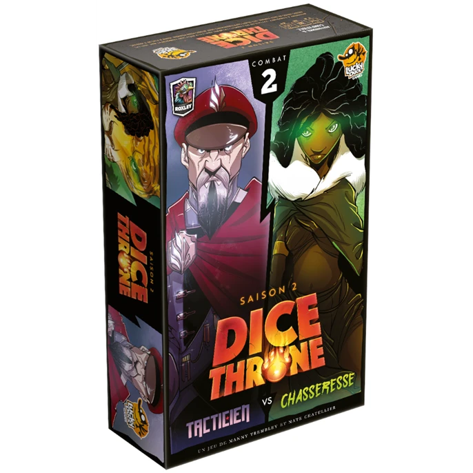 Dice Throne : Tacticien VS Chasseresse - Saison 2 3 Dice Throne : Tacticien VS Chasseresse - Saison 2