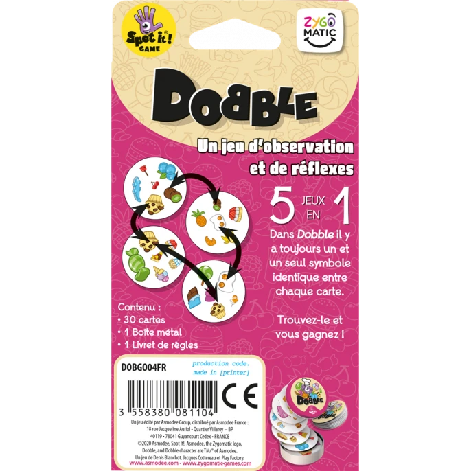 GIGAMIC Dobble Gourmandise 4 GIGAMIC Dobble Gourmandise – Image 2