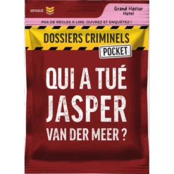 GIGAMIC Dossiers Criminels Pocket : Qui A Tué Jasper Van Der Meer ?