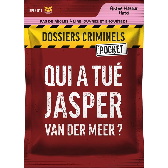 GIGAMIC Dossiers Criminels Pocket : Qui A Tué Jasper Van Der Meer ? 3 GIGAMIC Dossiers Criminels Pocket : Qui A Tué Jasper Van Der Meer ?