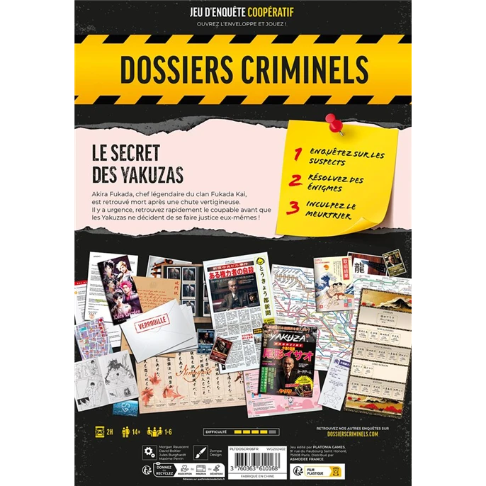 Dossiers Criminels : Le Secret Des Yakuzas 4 Dossiers Criminels : Le Secret Des Yakuzas – Image 2