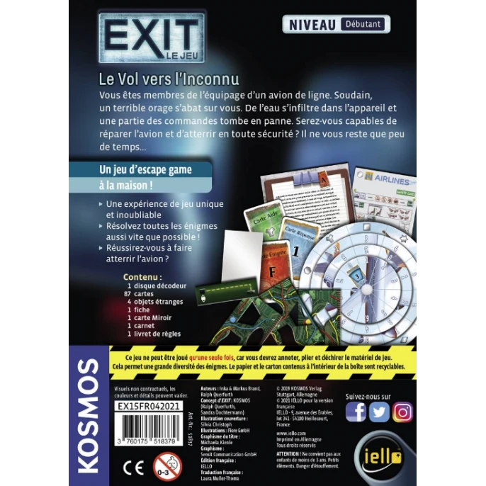 Iello Exit : Le Vol Vers L'Inconnu 5 Iello Exit : Le Vol Vers L'Inconnu – Image 3