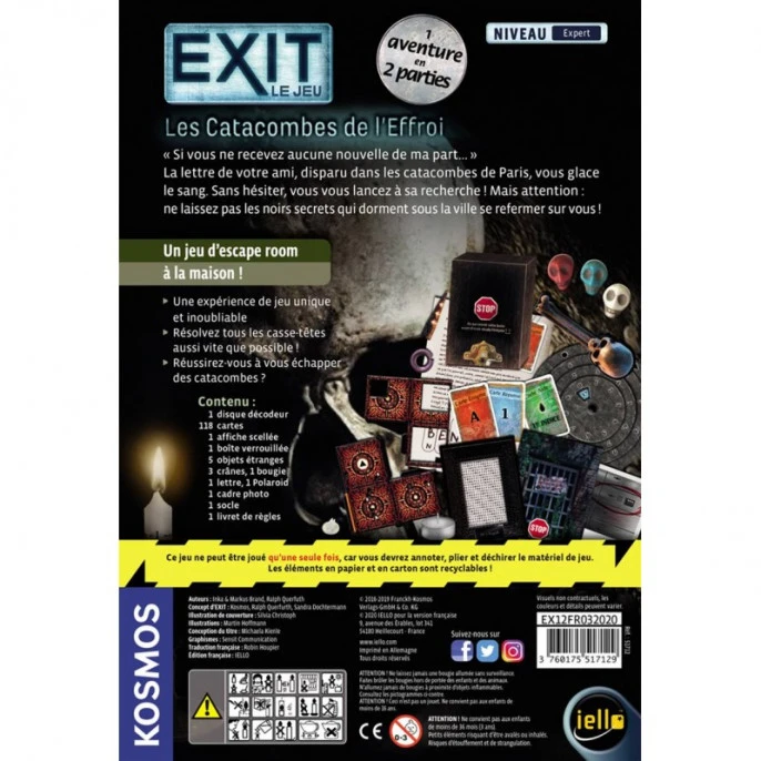 Iello Exit : Les Catacombes De L'Effroi 4 Iello Exit : Les Catacombes De L'Effroi – Image 2