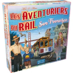 Iello Les Aventuriers Du Rail : San Francisco -Table Jeux Magasin les aventuriers du rail san francisco 2