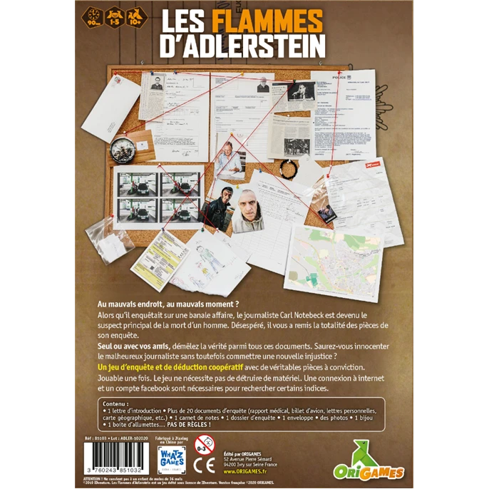 Haba Scènes De Crime 1 : Les Flammes D'Adlerstein 4 Haba Scènes De Crime 1 : Les Flammes D'Adlerstein – Image 2