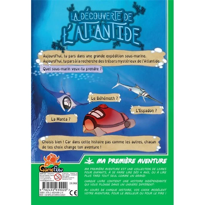 Ma Première Aventure : La Découverte De L'Atlantide 5 Ma Première Aventure : La Découverte De L'Atlantide – Image 3