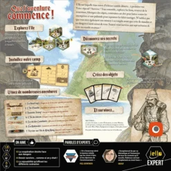 Iello Robinson Crusoé : Aventures Sur L'île Maudite -Table Jeux Magasin robinson crusoe aventures sur l ile maudite 1