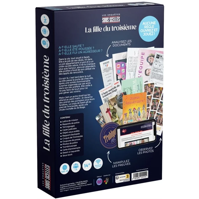 Sous Scellés : La Fille Du Troisième 4 Sous Scellés : La Fille Du Troisième – Image 2