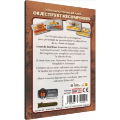 Terraforming Mars : Objectifs Et Récompenses